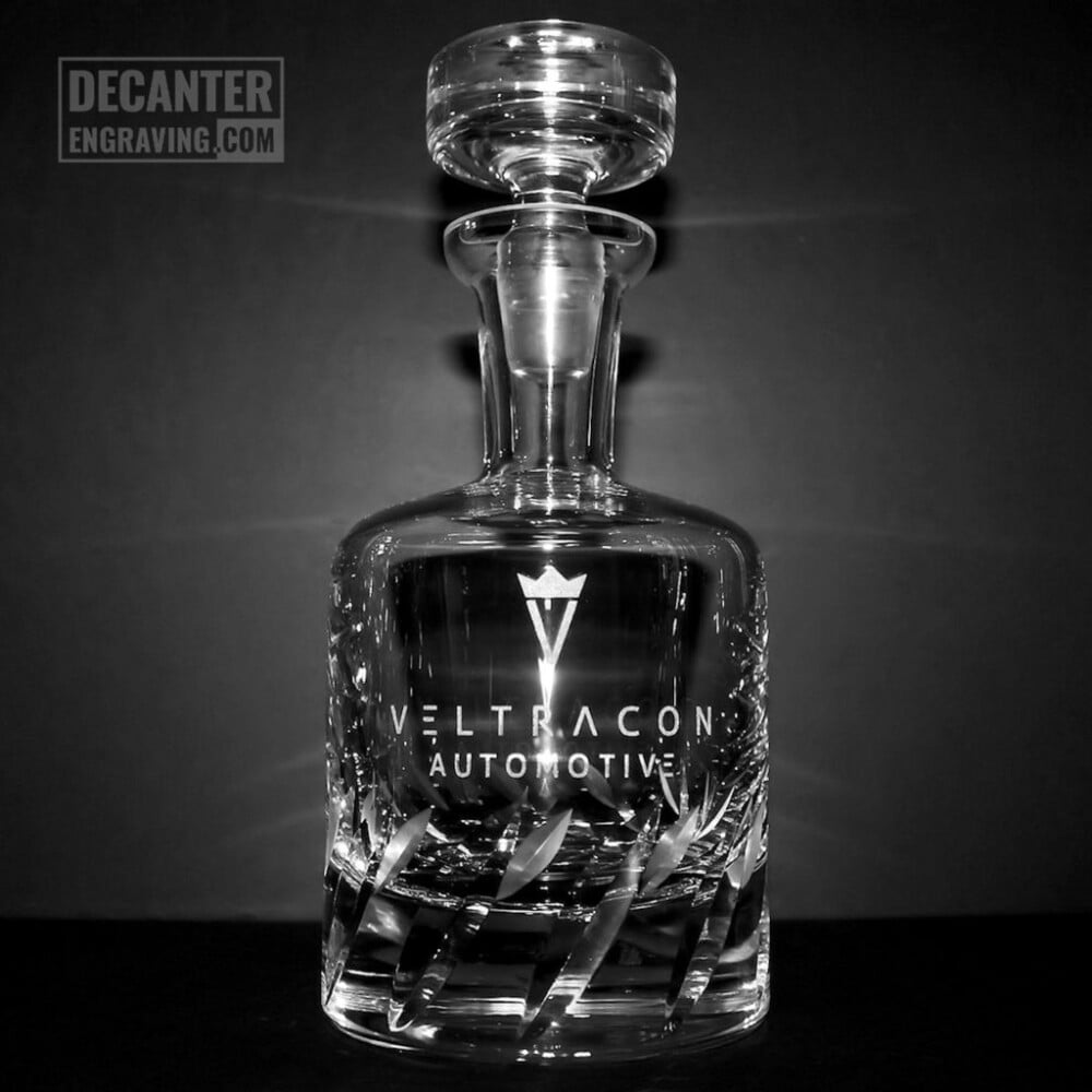 Ravenscroft Crystal Beveled Blade Whiskey Decanter