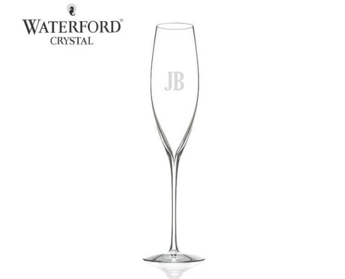 Engraved Champagne Flutes (Set of 2) by Waterford Crystal