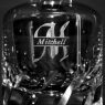 Engraved Beveled Blade Decanter with groomsmen monogram