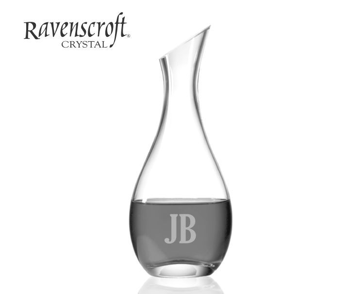 engraved cristoff wine decanter