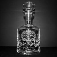 Engraved Beveled Blade Decanter with NACVA Logo
