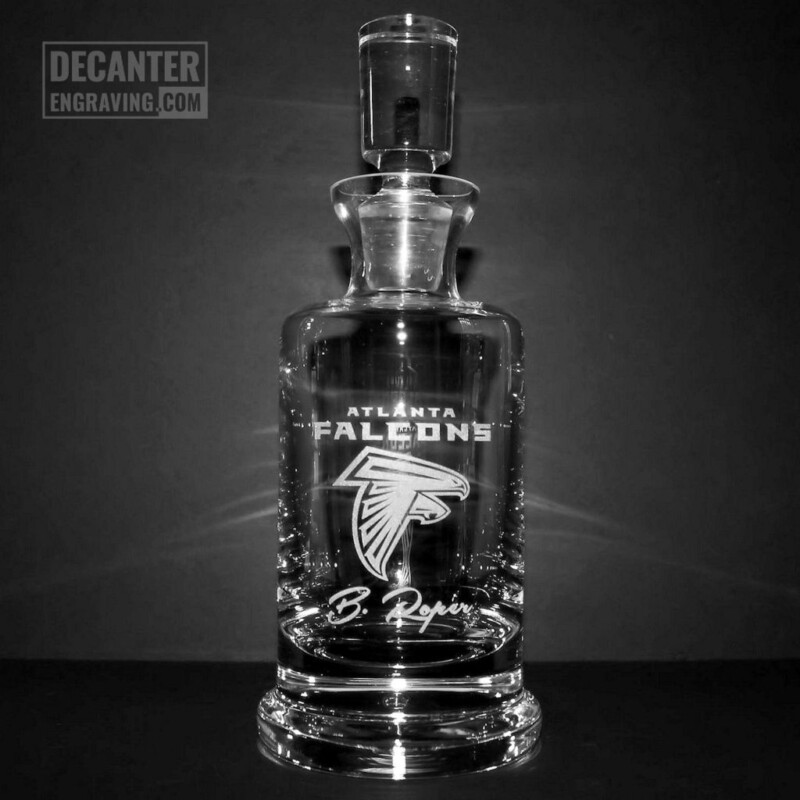 Engraved Kensington Decanter by Ravenscroft Crystal