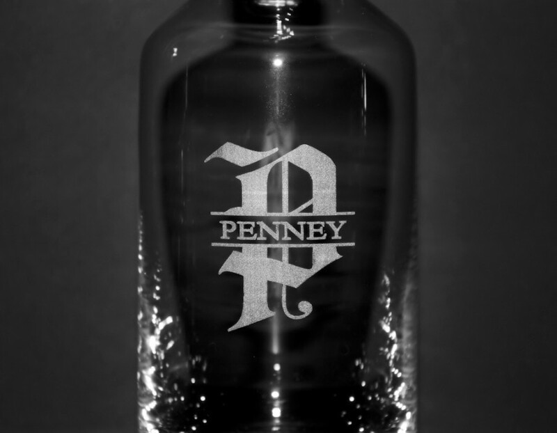 Engraved Wellington Decanter by Ravenscroft Crystal