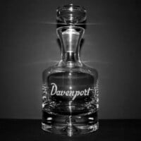 personalized taylor whiskey decanter with engraved family name