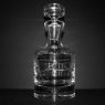 engraved taylor whiskey decanter with personalized groomsman signature