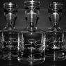 engraved taylor whiskey decanters with personalized groomsman signatures