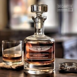 Buckingham Decanter | Wingman's Reserve 33 personalized buckingham decanter - wingman's reserve